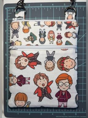 Goonies Print Crossbody Purse with Adjustable Strap